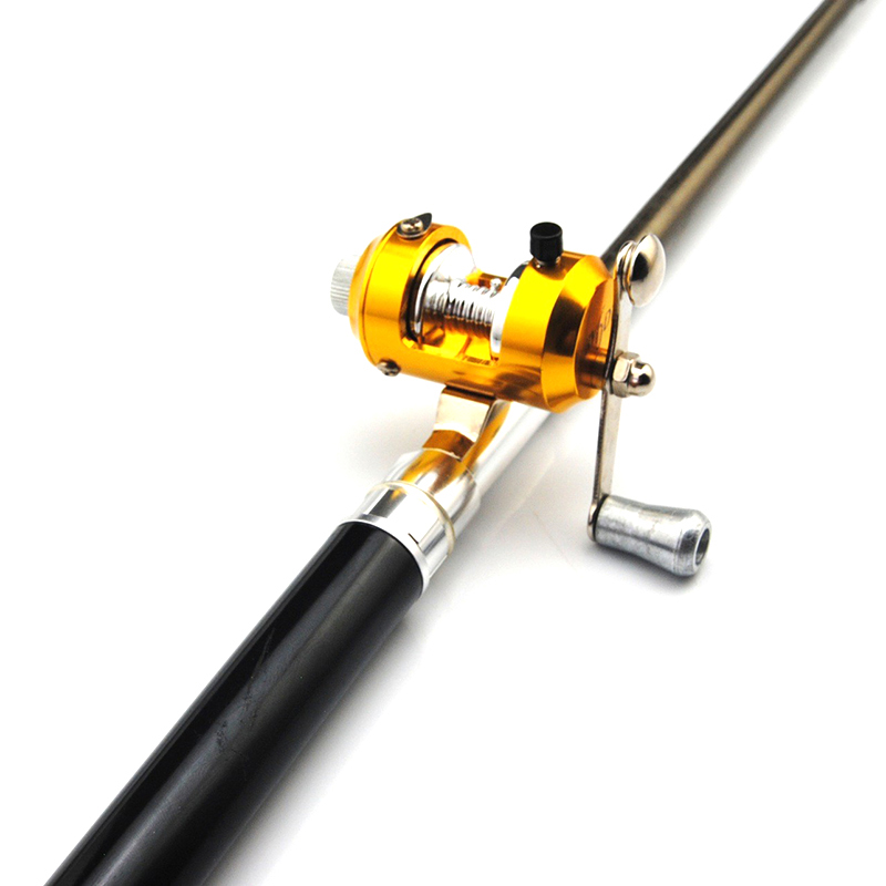 Penn Reel Fierce - Tongkat pancing Mini teleskopik saku, portabel,