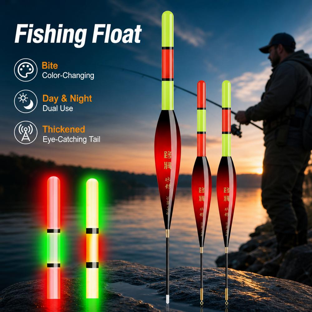 Fishing Lure Topwater - Pelampung Pancing Geser Bercahaya, Berwarna Menarik