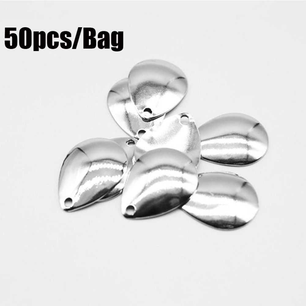 Fishing Lure Spoon - 50pcs Umpan Pancing VIB Berbentuk Sendok