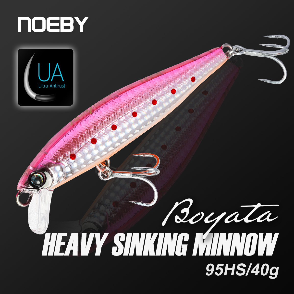 Fishing Lure Buzzbait - NOEBY 95mm 40g Umpan Pancing Minnow