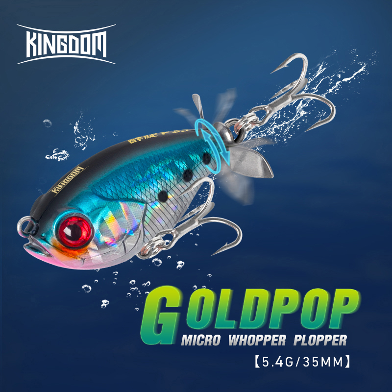 Kerajaan baling-baling Topwate - Fishing Lure Popper ulasan dan harga