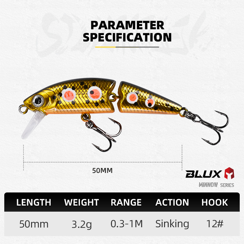 BLUX DR. Minnow bersama 50S um - Fishing Lure Spoon ulasan dan harga