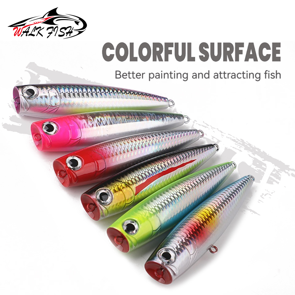 WALK FISH 1 Buah 110Mm 25G Ump - Fishing Lure Popper ulasan dan harga