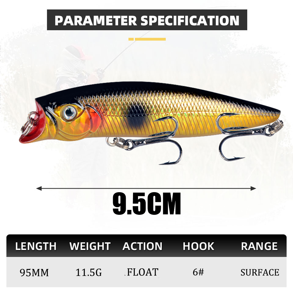 1 Buah Umpan Pancing Kualitas  - Fishing Lure Popper ulasan dan harga