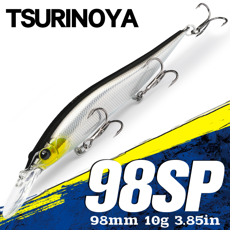 TSURINOYA Suspending Minnow Je - Fishing Lure Jerkbait ulasan dan harga
