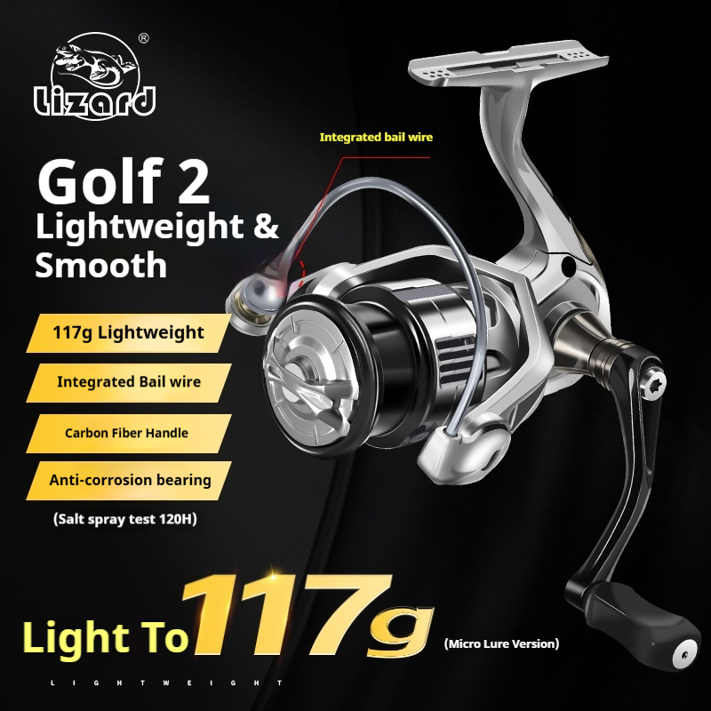 Reel Pancing Lizard Golf 2 Met - Kastking Reel Zephyr ulasan dan harga