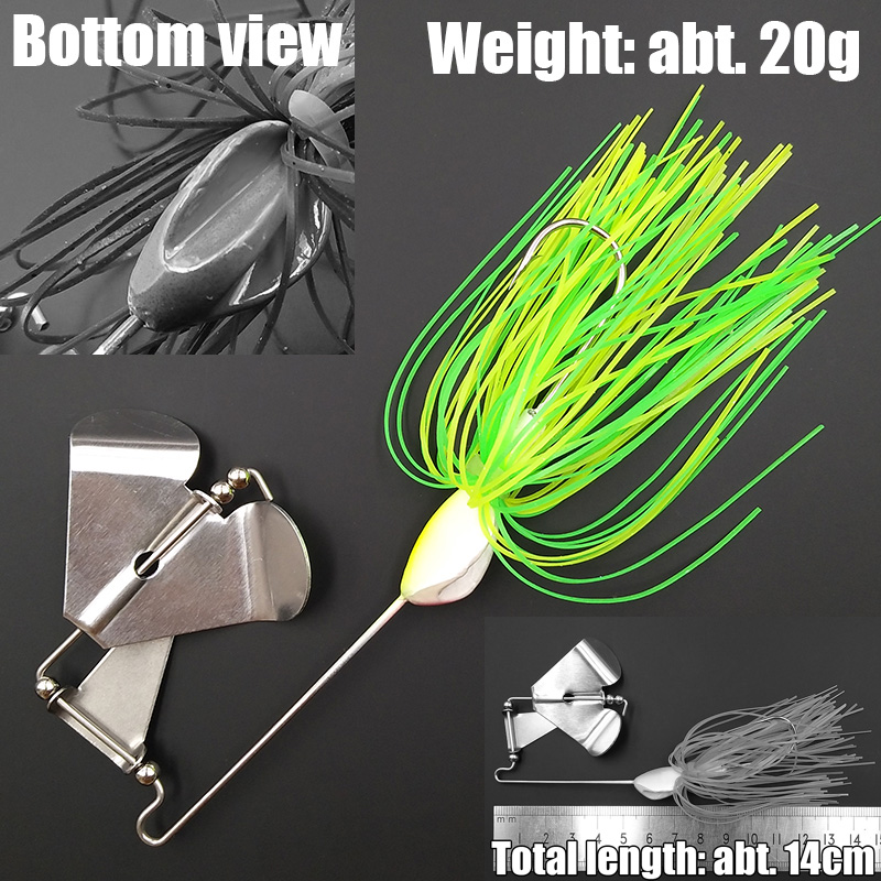 Umpan Pancing Keras Wusanban L - Fishing Lure Buzzbait ulasan dan harga